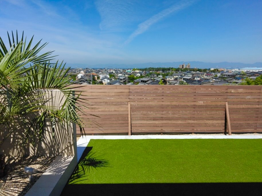 板張りで仕切る、