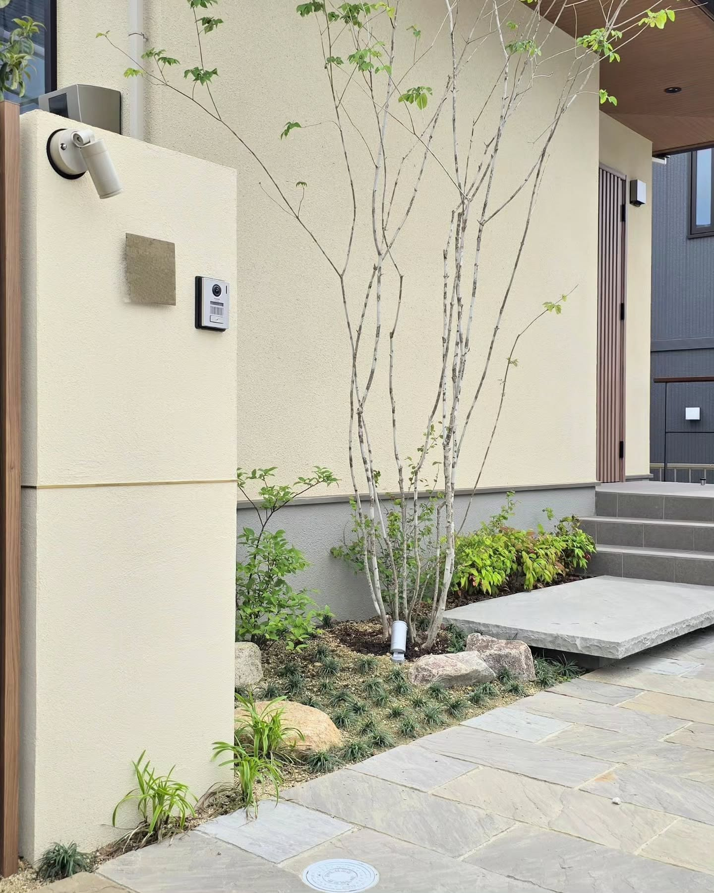 家族と共にあるお庭。