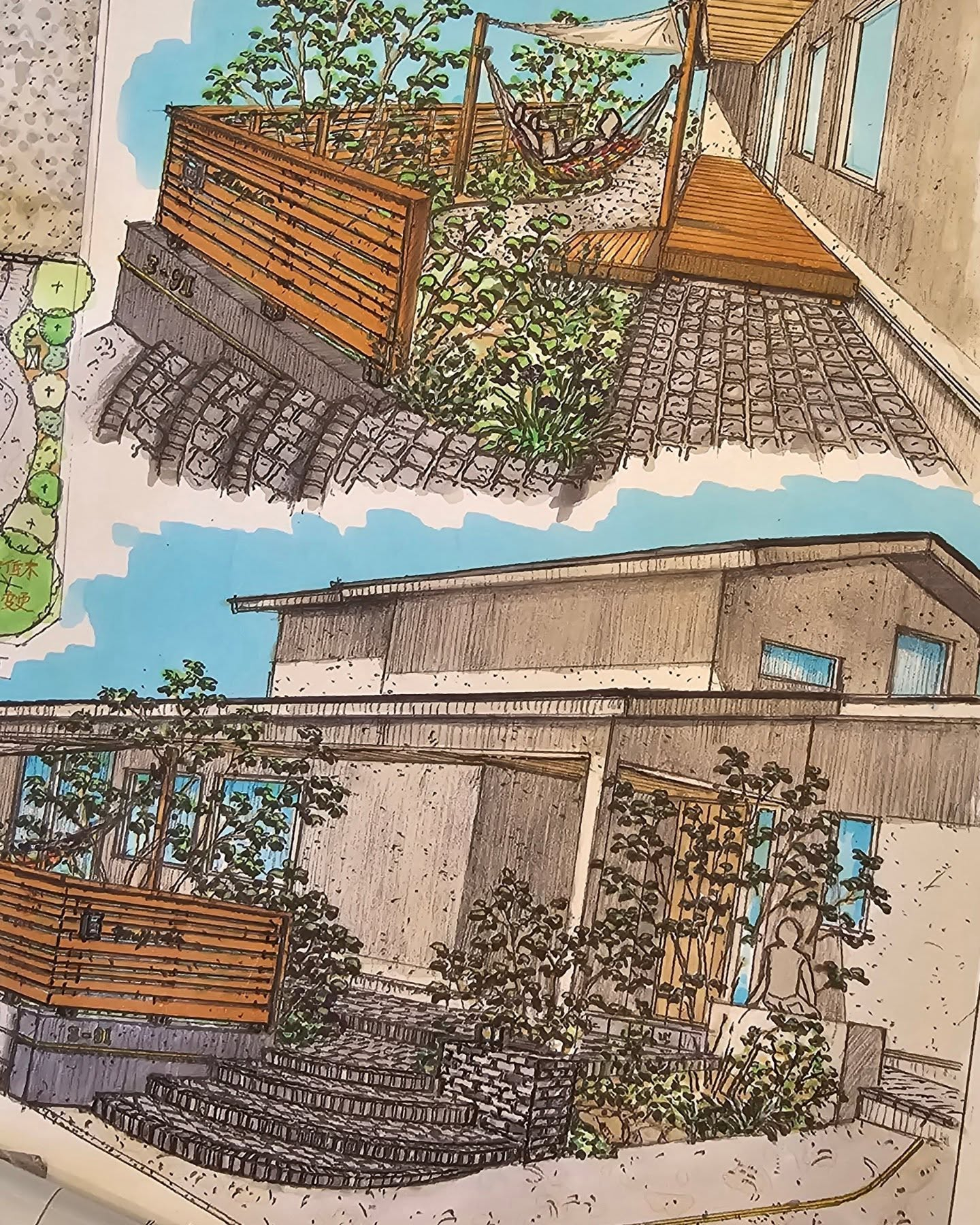 時の経過を感じる素材