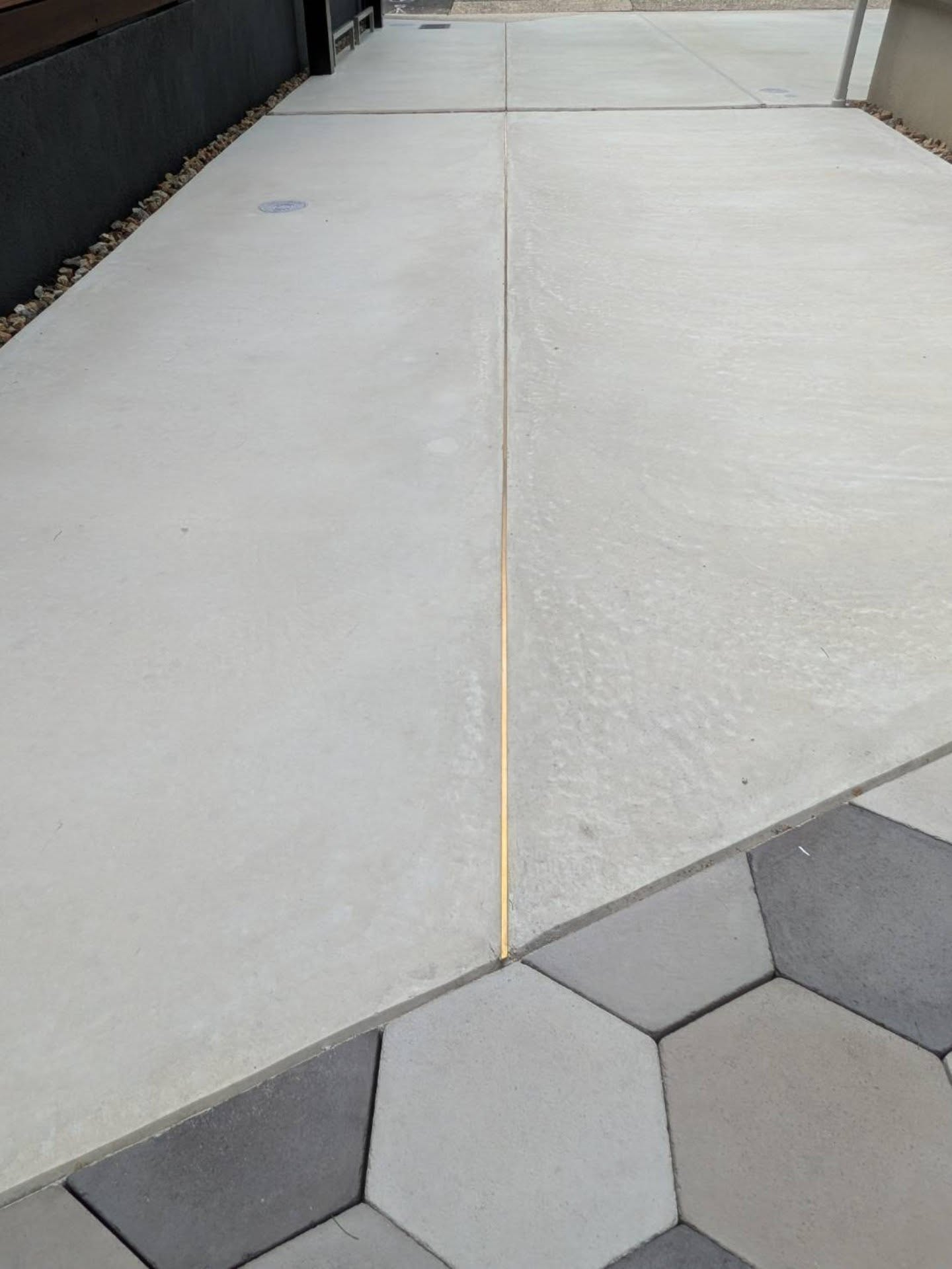 六角形の楽しい道。