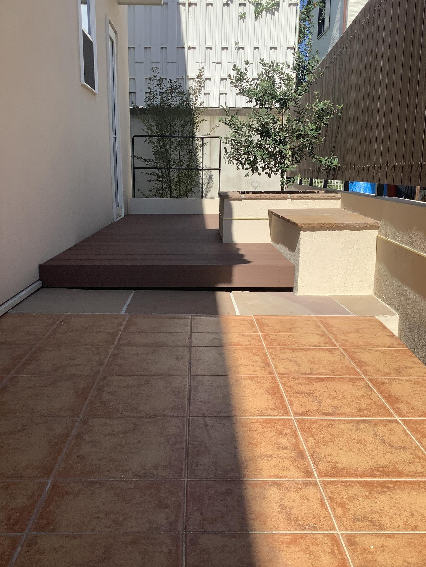 勝手口はメインなスペース。