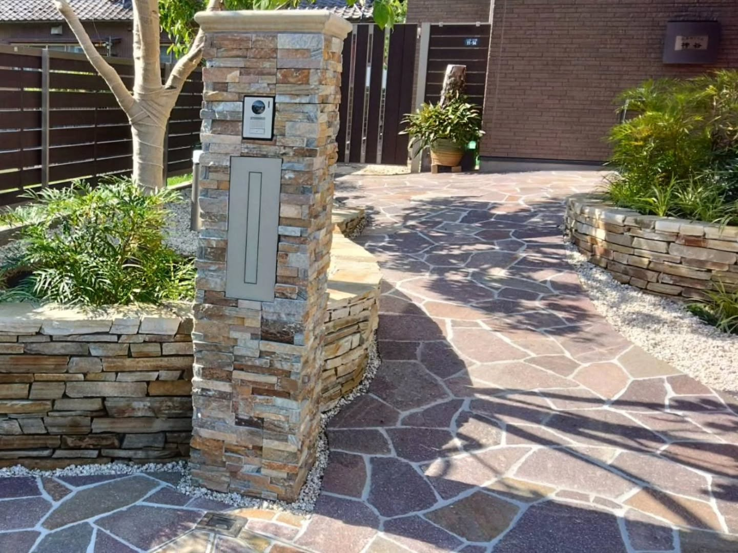 木々の陰影造形。