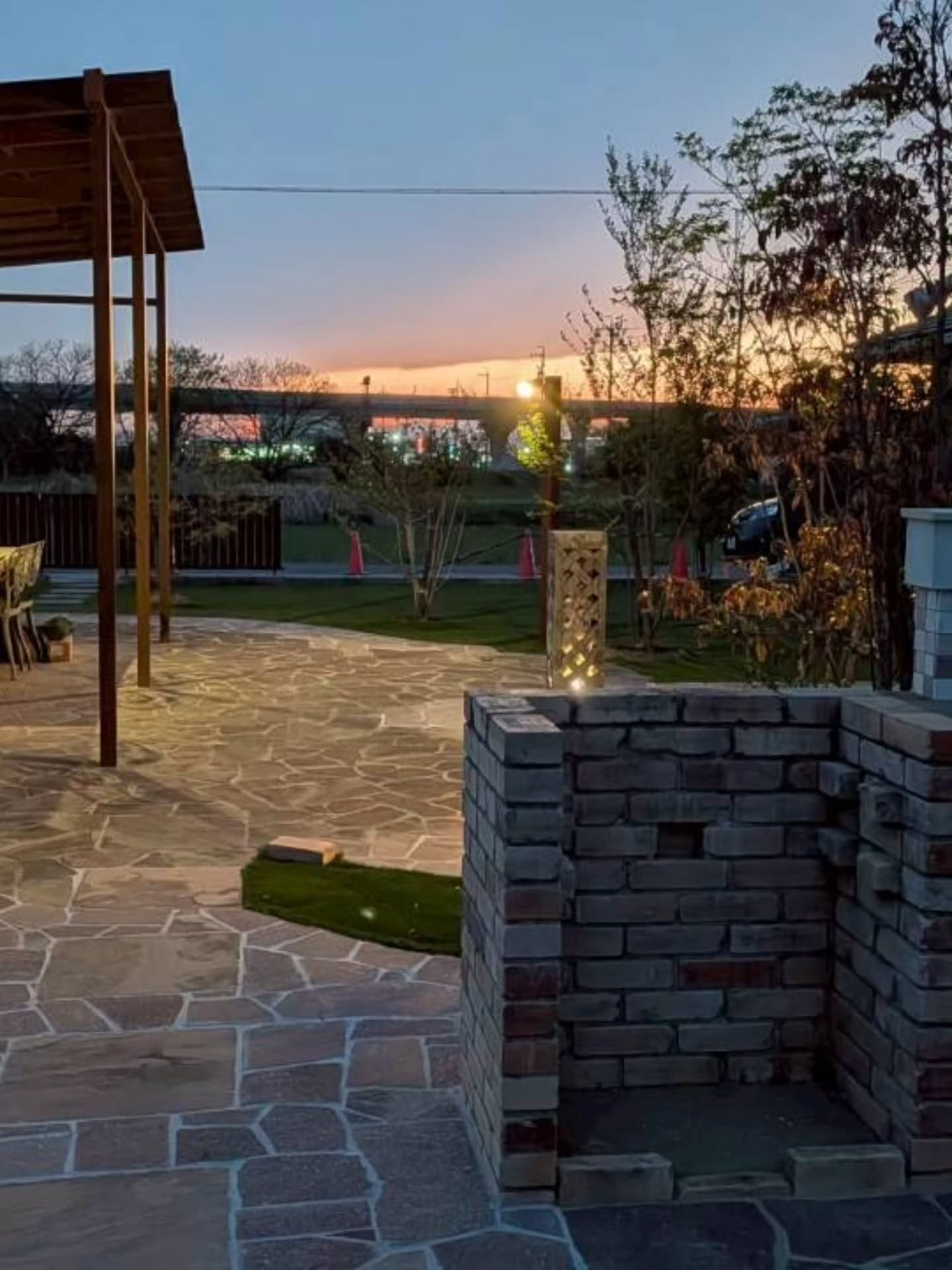 みんなが集える庭。