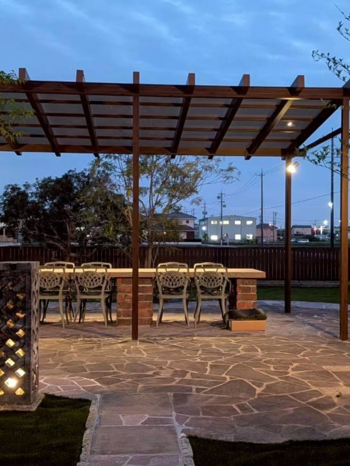 みんなが集える庭。