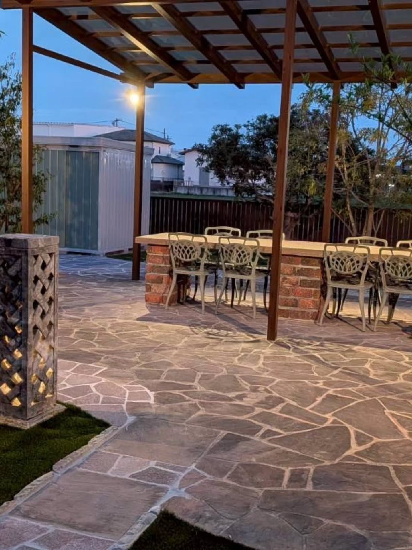 みんなが集える庭。