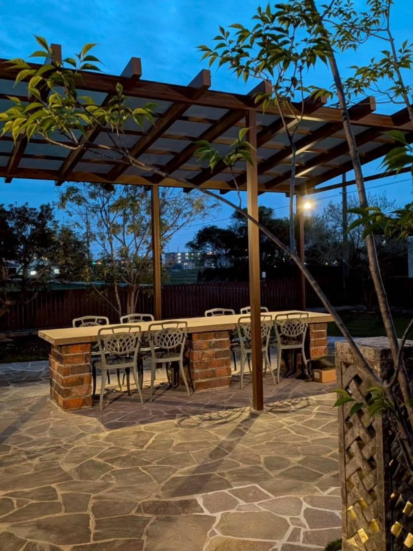 みんなが集える庭。