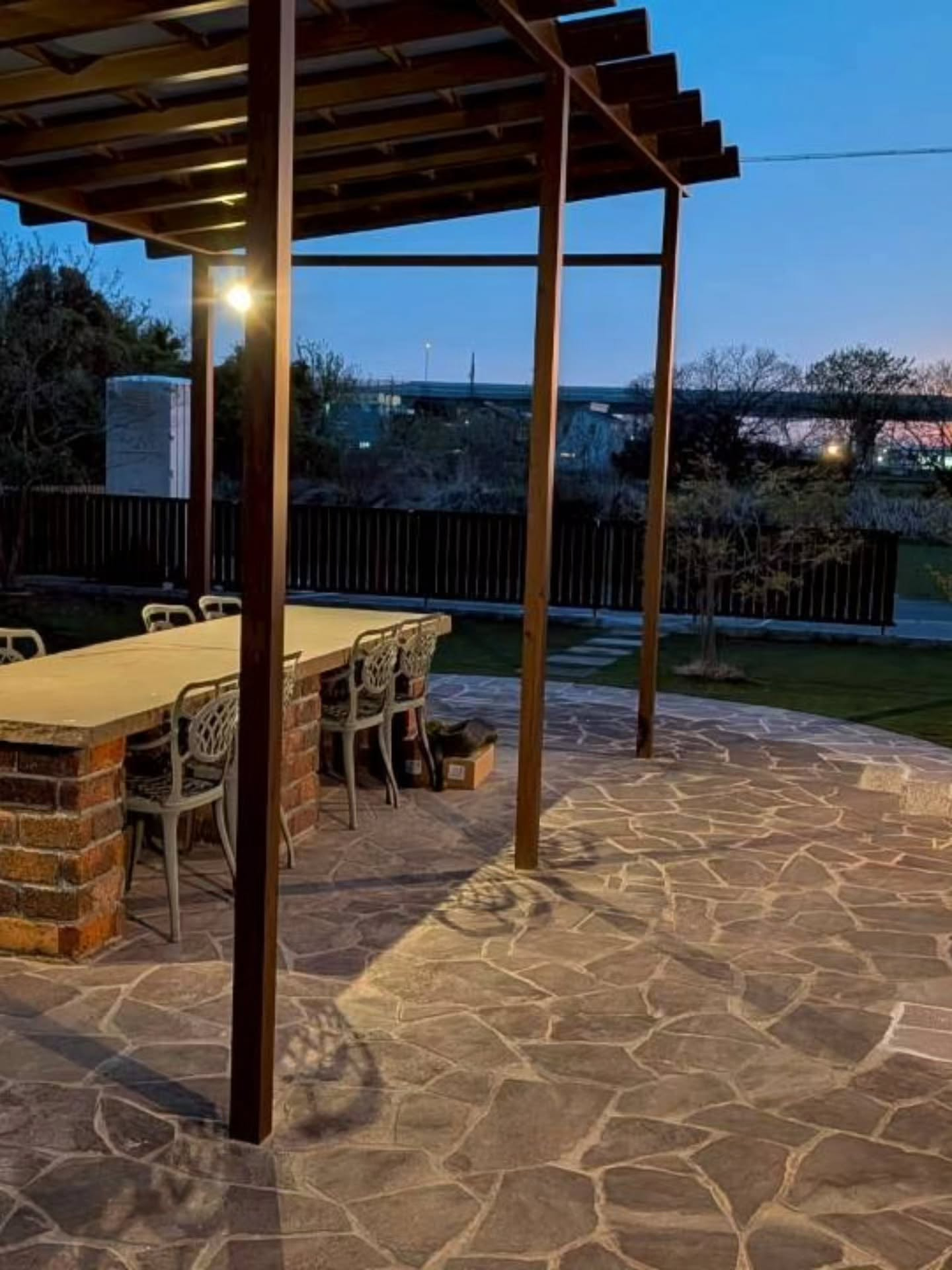 みんなが集える庭。