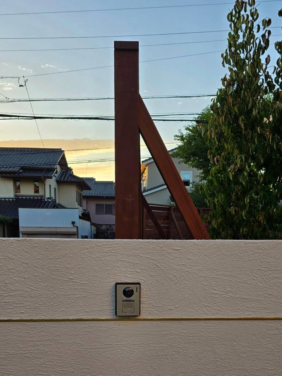 日の沈む頃。