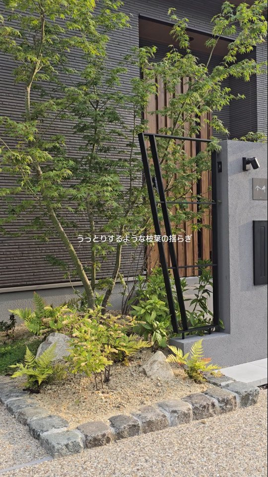 西日のあたる夕方にお邪魔しました。